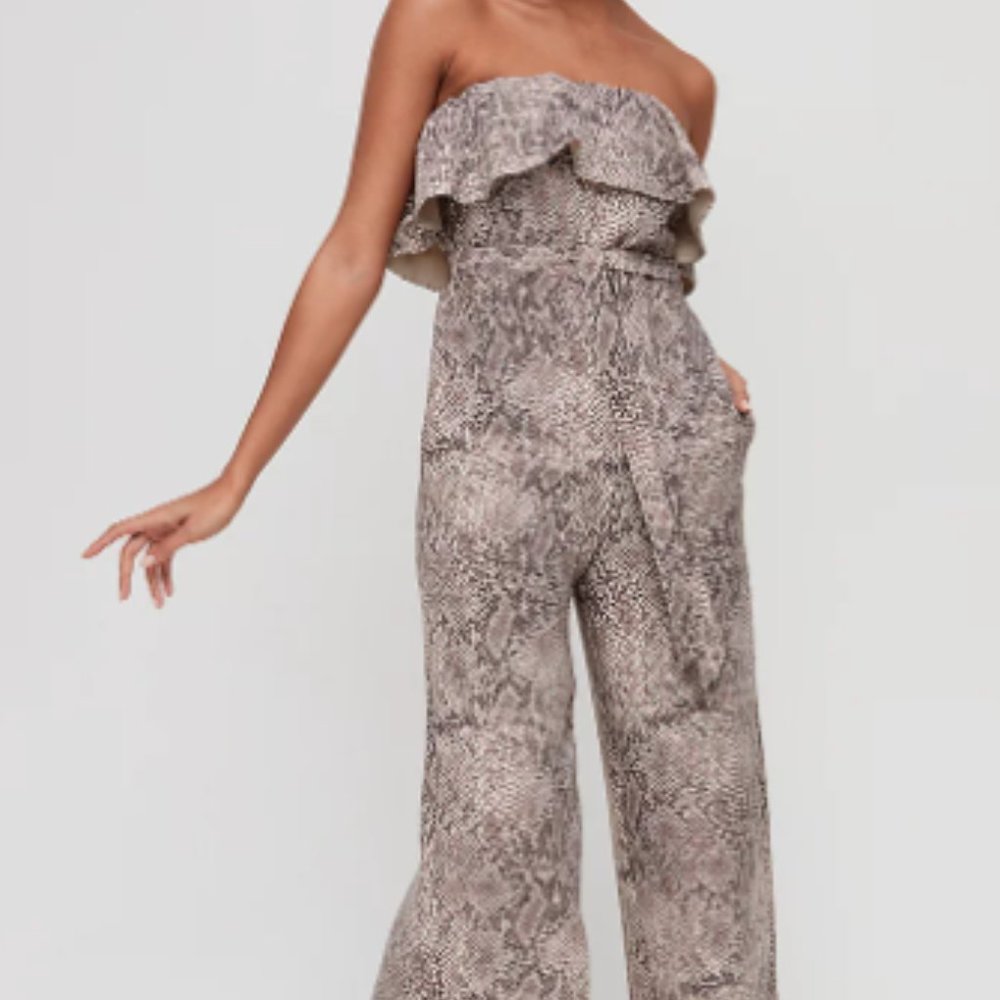 Babaton Snake Print Jumpsuit
